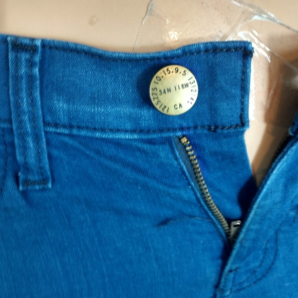 Current/Elliot Slim Boot Jeans in National Blue - Picture 4 of 12